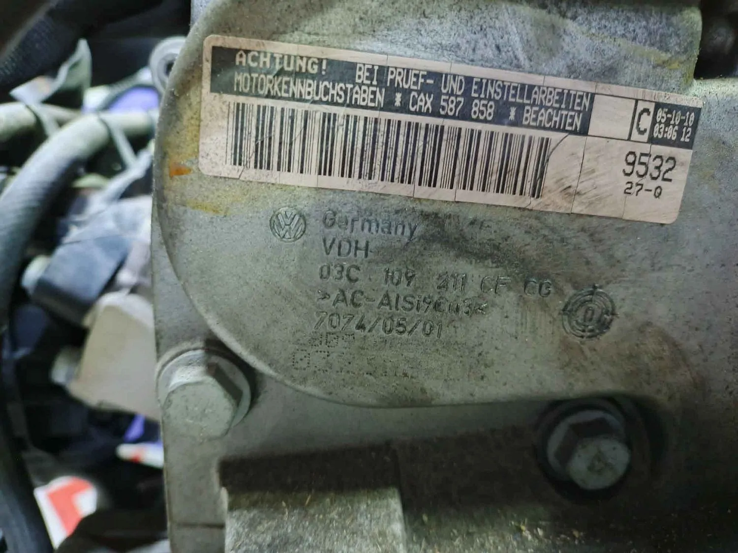 Двигатель Audi A3 8P