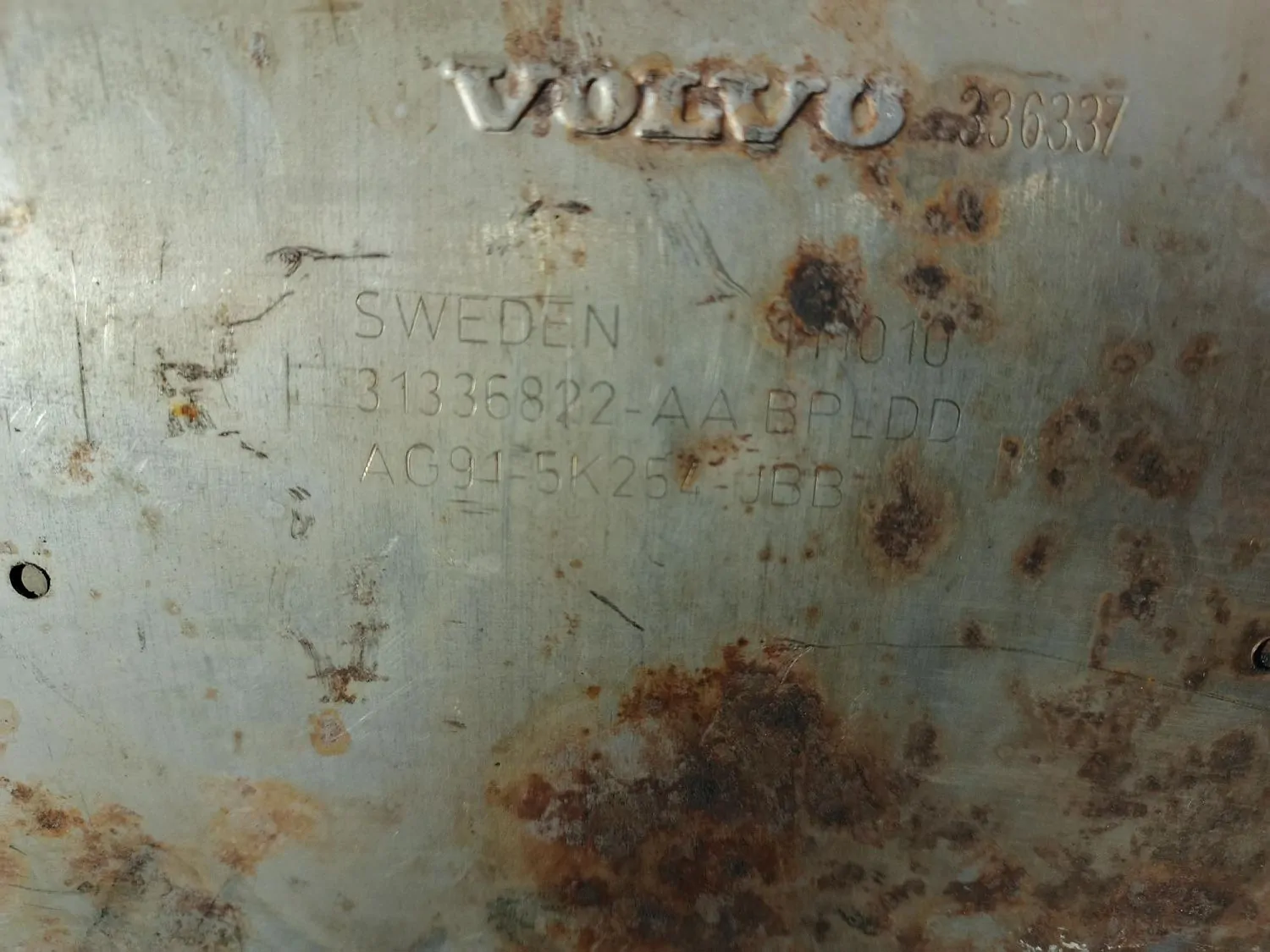 Глушитель Volvo V60 FW45