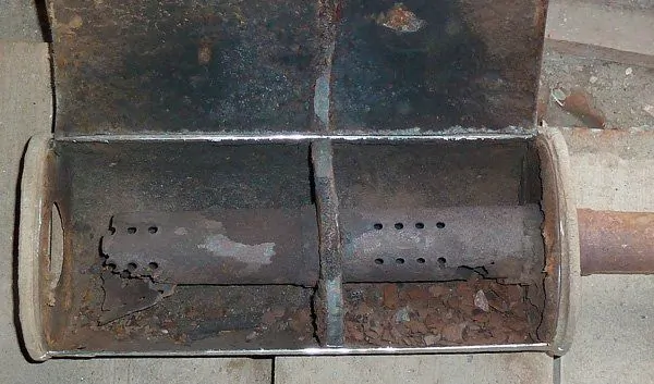 Прогоревший резонатор