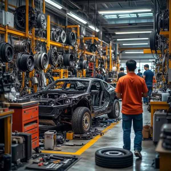 Формирование контейнера с автозапчастями Сентябрь - Октябрь 2025