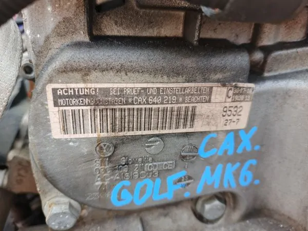 Двигатель Volkswagen Golf 5K1