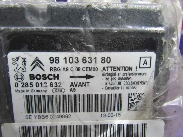 Блок управления Airbag Peugeot 208 A9