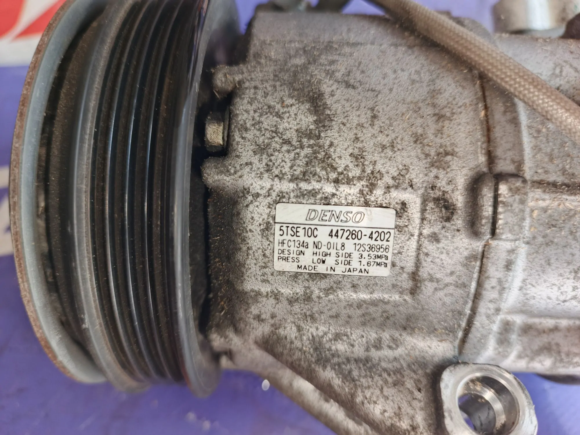 Компрессор кондиционера для Toyota Sienta NSP170G  1NR-FKE     4472604202 