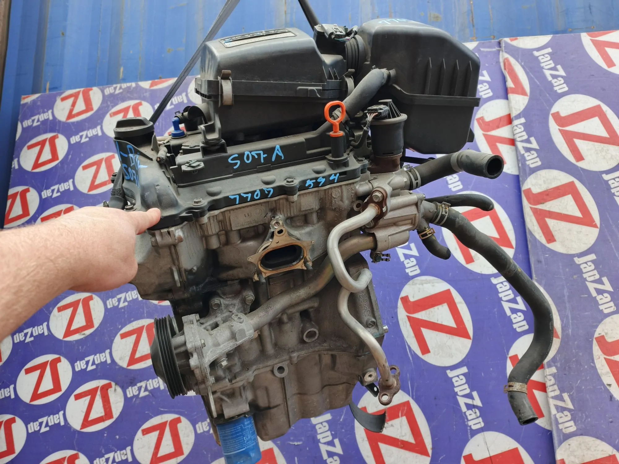 Двигатель для Honda N-BOX JF1  S07A      