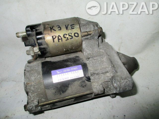 Стартер для Toyota Passo QNC10  K3-VE     28100-97401 