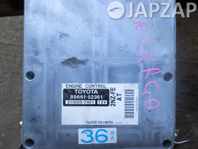 Блок управления двигателя efi для Toyota Funcargo NCP20 NCP21  2NZ-FE     89661-52361 