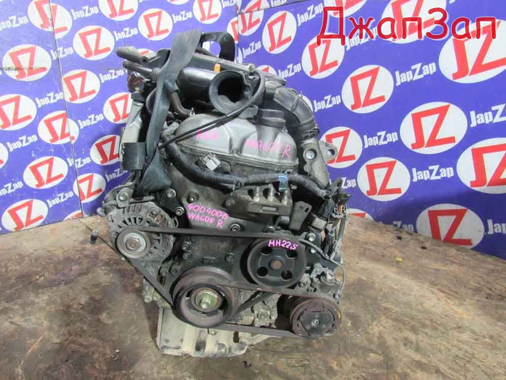 Двигатель в сборе для Suzuki Wagon R MH22S  K6A      