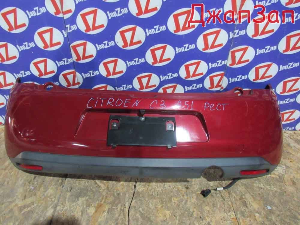Бампер задний для Citroen C3 A51  EP6C  зад    Красный