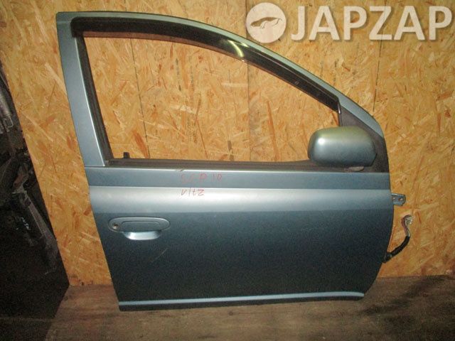 Дверь боковая для Toyota Vitz SCP10  1SZ-FE      Голубой