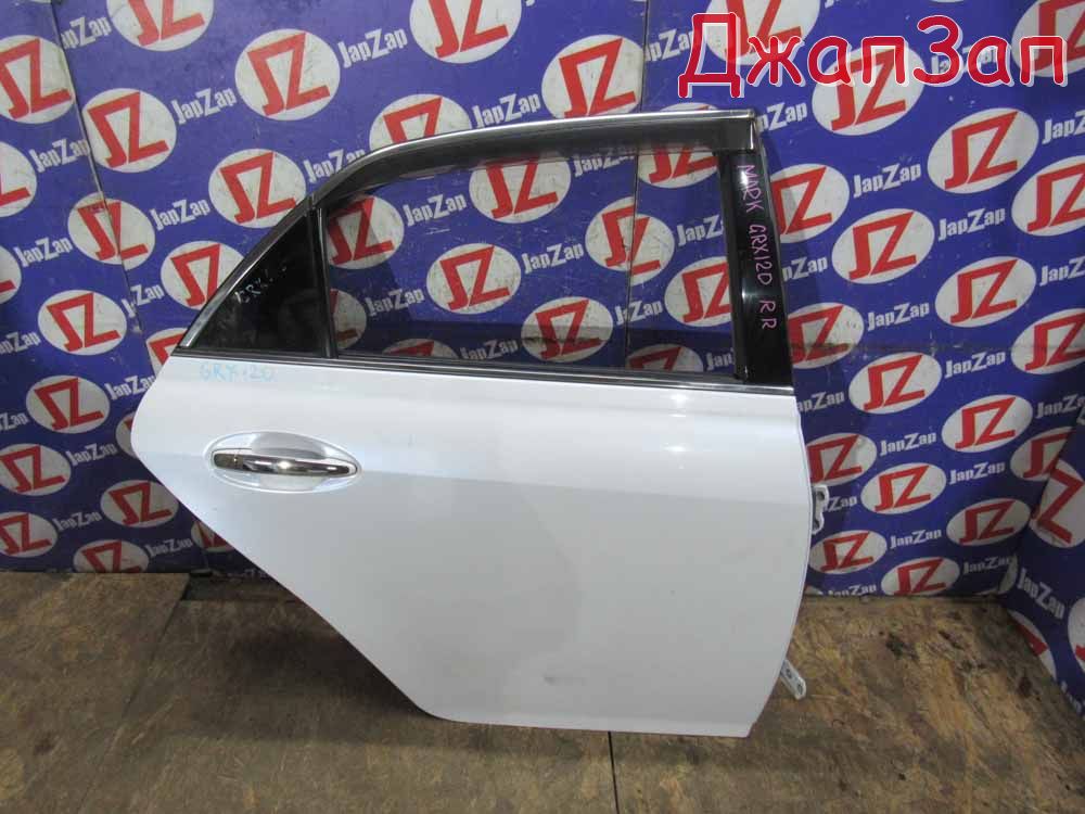 Дверь боковая для Toyota Mark X GRX120  4GR-FSE  зад право   