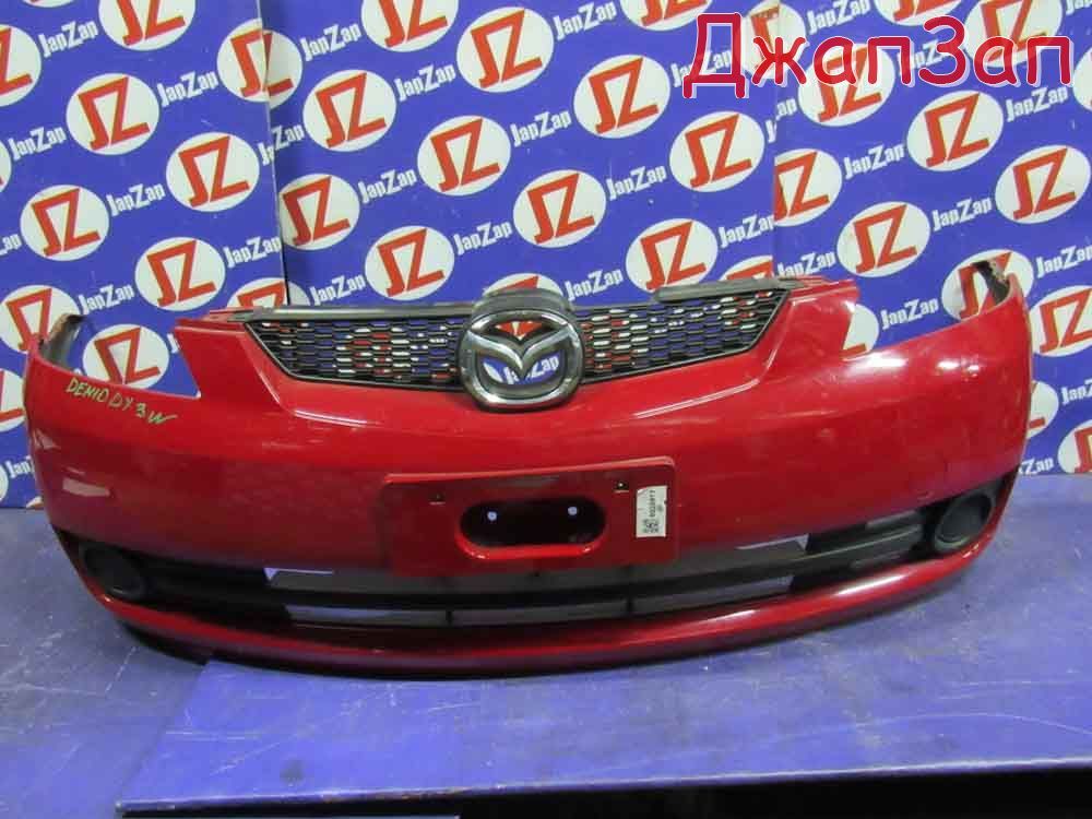 Бампер передний для Mazda Demio DY3W  ZJ-VE  перед    Красный