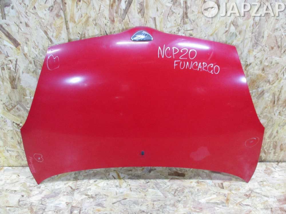 Капот для Toyota Funcargo NCP20  2NZ-FE  перед    Красный